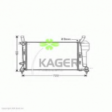 31-1675 KAGER Радиатор, охлаждение двигателя