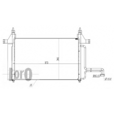 016-016-0007 LORO Конденсатор, кондиционер