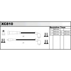 XC810 QUINTON HAZELL Комплект проводов зажигания