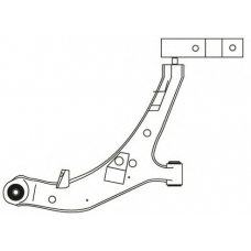 2672 FRAP Рычаг независимой подвески колеса, подвеска колеса