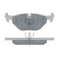 SP 198 PR SCT Комплект тормозных колодок, дисковый тормоз