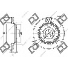 BD1178 DJ PARTS Тормозной диск