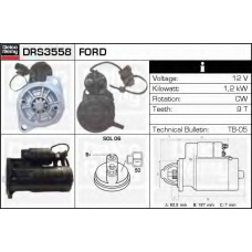 DRS3558 DELCO REMY Стартер