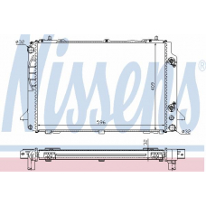 60469A NISSENS Радиатор, охлаждение двигателя