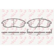 626.0090 VILLAR Комплект тормозных колодок, дисковый тормоз