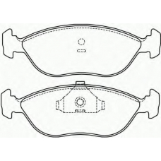 2014701 TEXTAR Комплект тормозных колодок, дисковый тормоз
