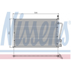94587 NISSENS Конденсатор, кондиционер