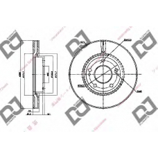 BD1369 DJ PARTS Тормозной диск