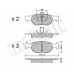 22-0079-2 METELLI Комплект тормозных колодок, дисковый тормоз