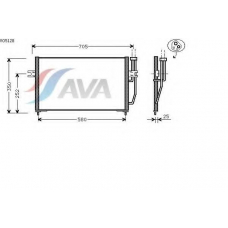 VO5128 AVA Конденсатор, кондиционер