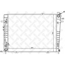 10-25316-SX STELLOX Радиатор, охлаждение двигателя