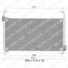 TSP0225259 DELPHI Конденсатор, кондиционер