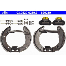 03.0520-0219.3 ATE Комплект тормозных колодок