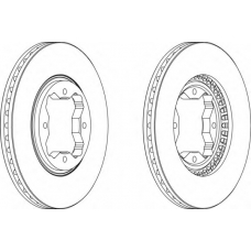 DDF494-1 FERODO Тормозной диск