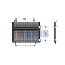 372080N AKS DASIS Конденсатор, кондиционер