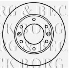 BBD4659 BORG & BECK Тормозной диск