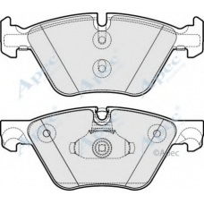 PAD1789 APEC Комплект тормозных колодок, дисковый тормоз