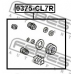 0375-CL7R FEBEST Ремкомплект, тормозной суппорт
