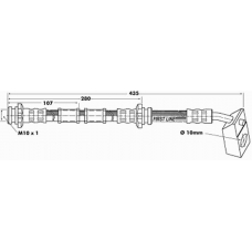 FBH6294 FIRST LINE Тормозной шланг