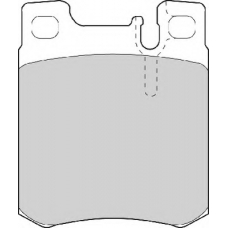 FD6641N NECTO Комплект тормозных колодок, дисковый тормоз