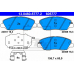 13.0460-5777.2 ATE Комплект тормозных колодок, дисковый тормоз