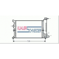 1504501 KUHLER SCHNEIDER Радиатор, охлаждение двигател