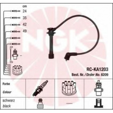 6209 NGK Комплект проводов зажигания