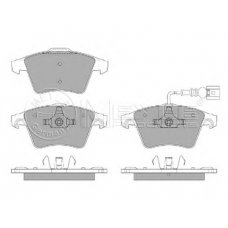 025 237 4618/W MEYLE Комплект тормозных колодок, дисковый тормоз