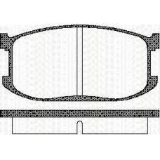 8110 50060 TRISCAN Комплект тормозных колодок, дисковый тормоз