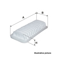 EAF3443.10 OPEN PARTS Воздушный фильтр