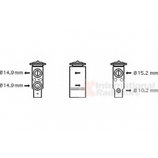 01001094 VAN WEZEL Расширительный клапан, кондиционер