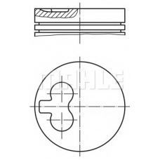 029 82 02 MAHLE Поршень