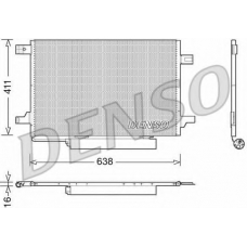 DCN17004 DENSO Конденсатор, кондиционер