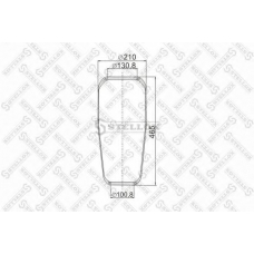 90-08820-SX STELLOX Кожух пневматической рессоры