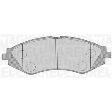 363916060510 MAGNETI MARELLI Комплект тормозных колодок, дисковый тормоз