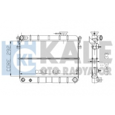 101000 KALE OTO RADYATOR Радиатор, охлаждение двигателя