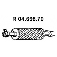 04.698.70 EBERSPACHER Труба выхлопного газа