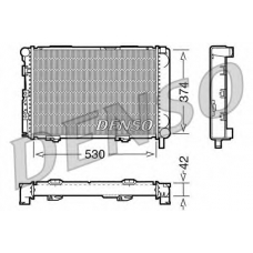 DRM17025 DENSO Радиатор, охлаждение двигателя