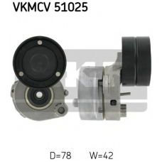 VKMCV 51025 SKF Натяжной ролик, поликлиновой  ремень