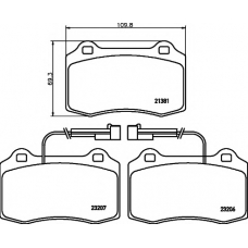 8DB 355 018-421 HELLA PAGID Комплект тормозных колодок, дисковый тормоз