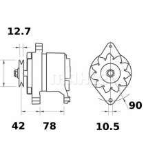 MG 588 MAHLE Генератор