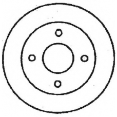 561450BC BENDIX Тормозной диск