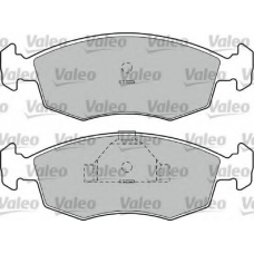 551676 VALEO Комплект тормозных колодок, дисковый тормоз