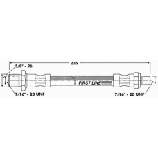 FBH6528 FIRST LINE Шланг сцепления