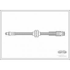 19034343 CORTECO Тормозной шланг