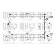 QER2582 QUINTON HAZELL Радиатор, охлаждение двигателя