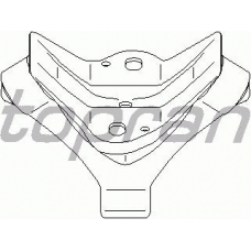 108 731 TOPRAN Кронштейн, глушитель
