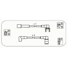 RB24 JANMOR Комплект проводов зажигания