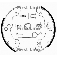 FBS173 FIRST LINE Комплект тормозных колодок