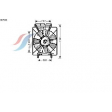 HD7533 AVA Вентилятор, охлаждение двигателя